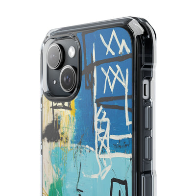 Azure Urban Scribble · Impact Custodia per iPhone · Magsafe