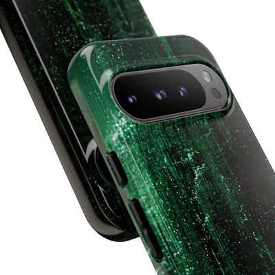 Emerald Void · Tough Phone Case for Pixel ·  Green