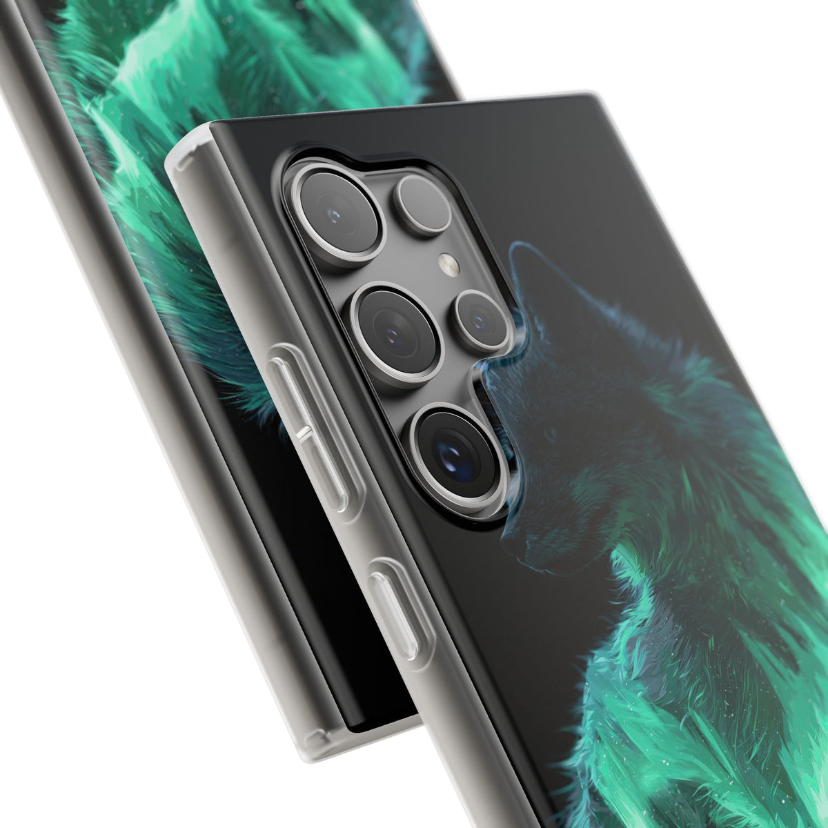 Nordic Aurora Fox · Lite Phone Case for Samsung · Teal