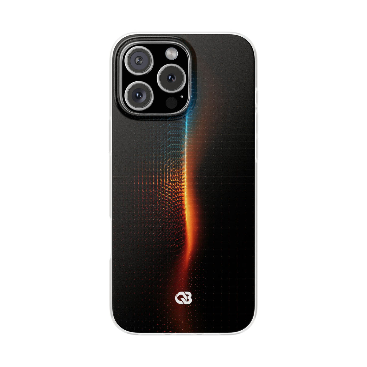 Luminous Refraction Grid · Lite Phone Case for iPhone ·  Black