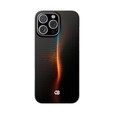 Luminous Refraction Grid · Lite Phone Case for iPhone ·  Black