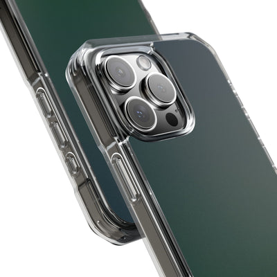 Green Impact MagSafe Phone Case for iPhone - Midnight Pine Horizon