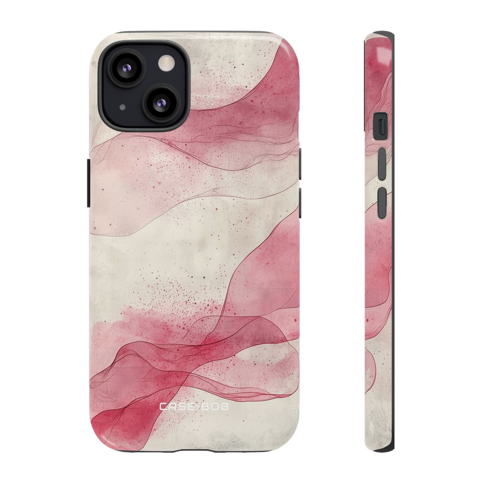 Crimson Waves iPhone 13 Case - Tough