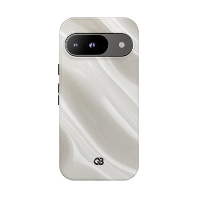 Liquid Enamel Fold · Tough Phone Case for Pixel ·  White