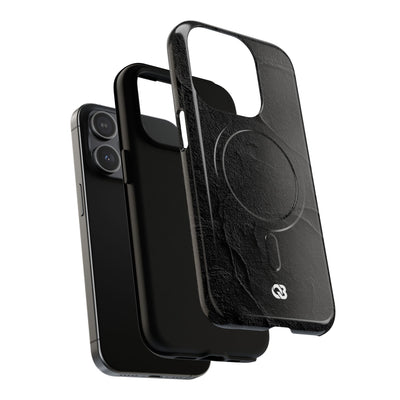 Obsidian Stucco Relief · Tough 2.0 Magnetic Phone Case for iPhone · Black