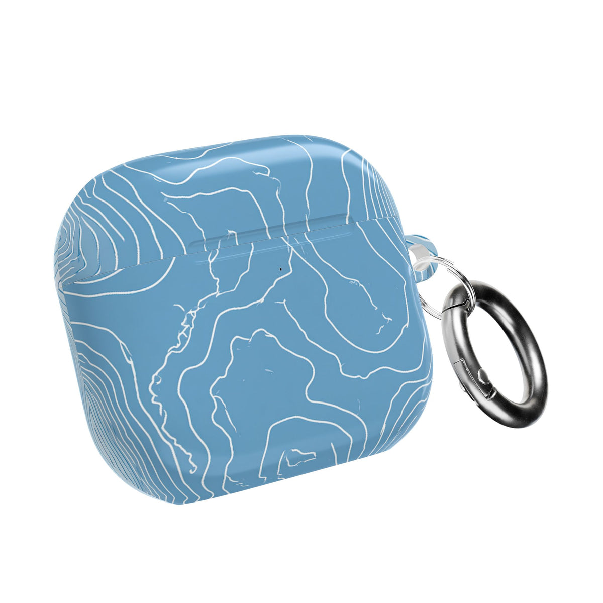Glacial Basin Topo · Hard Case for AirPods & AirPods Pro · Blue