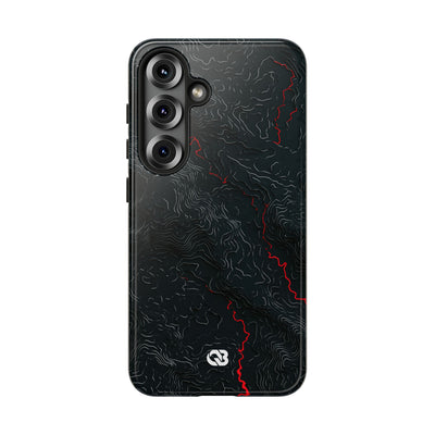Crimson Rift · Tough Phone Case for Samsung · Black