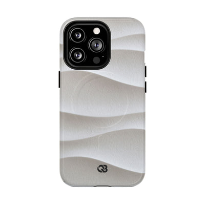 Sculpted Dune Relief · Tough 2.0 Magnetic Phone Case for iPhone · White