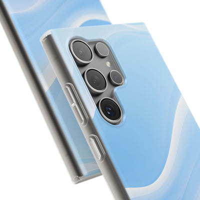 Blue Lite Phone Case for Samsung - Glacial Blue Silk