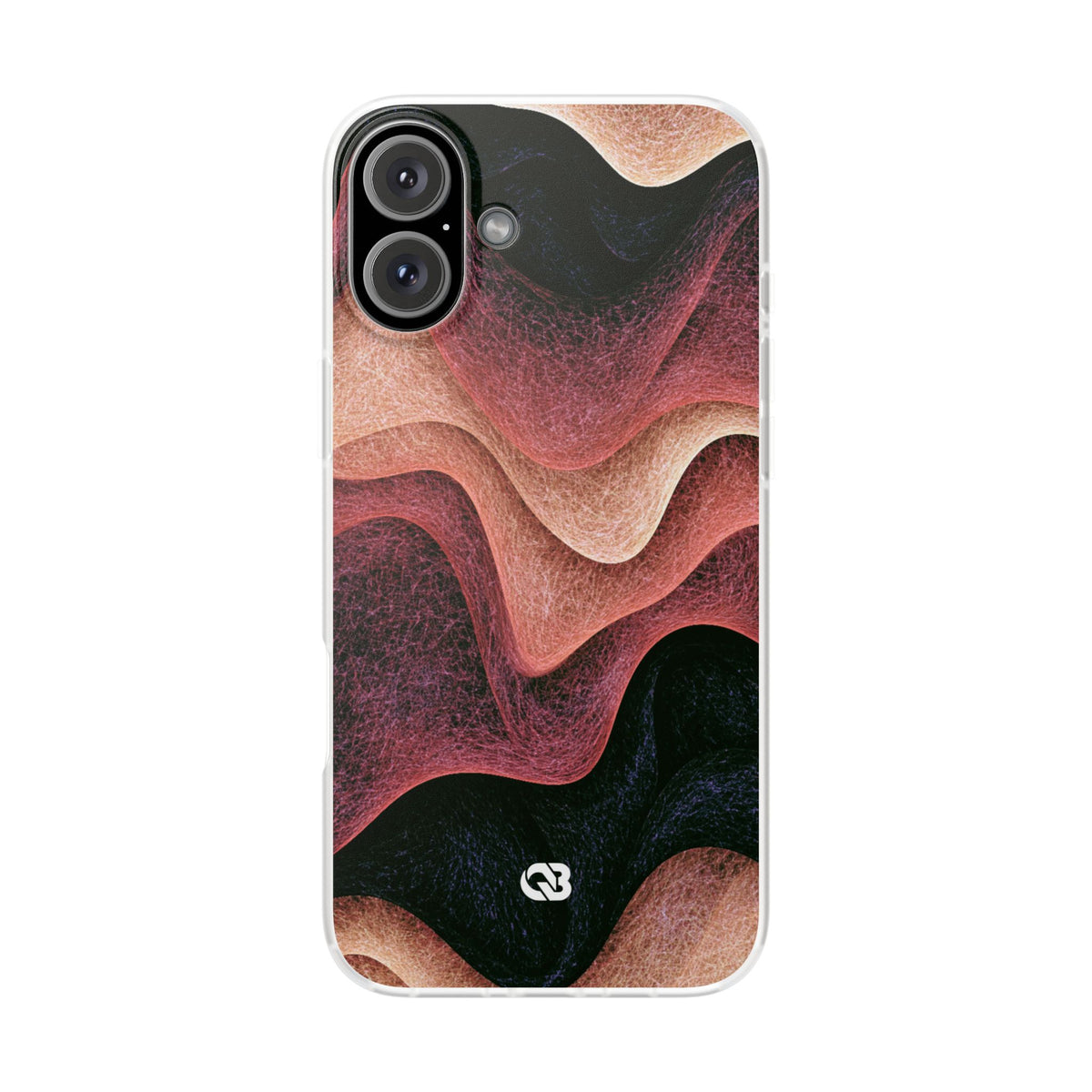 Rose Contour Waves · Lite Phone Case for iPhone ·  Pink