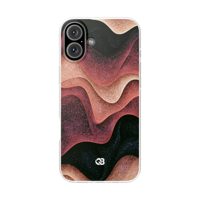 Rose Contour Waves · Lite Phone Case for iPhone ·  Pink