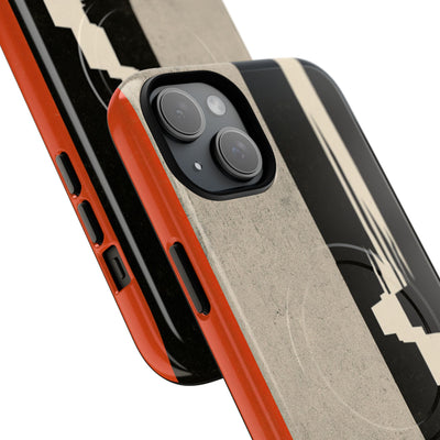 Orange Tough 2.0 Magsafe Phone Case for iPhone - Orange Monolith Rift