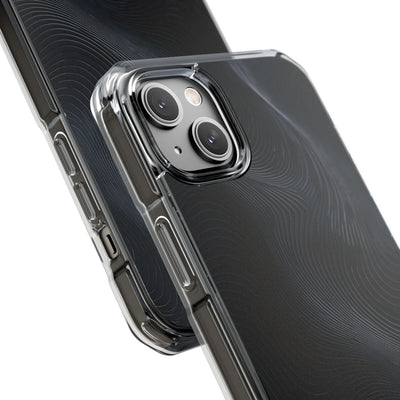 Black Impact MagSafe Phone Case for iPhone - Obsidian Ridge Flux