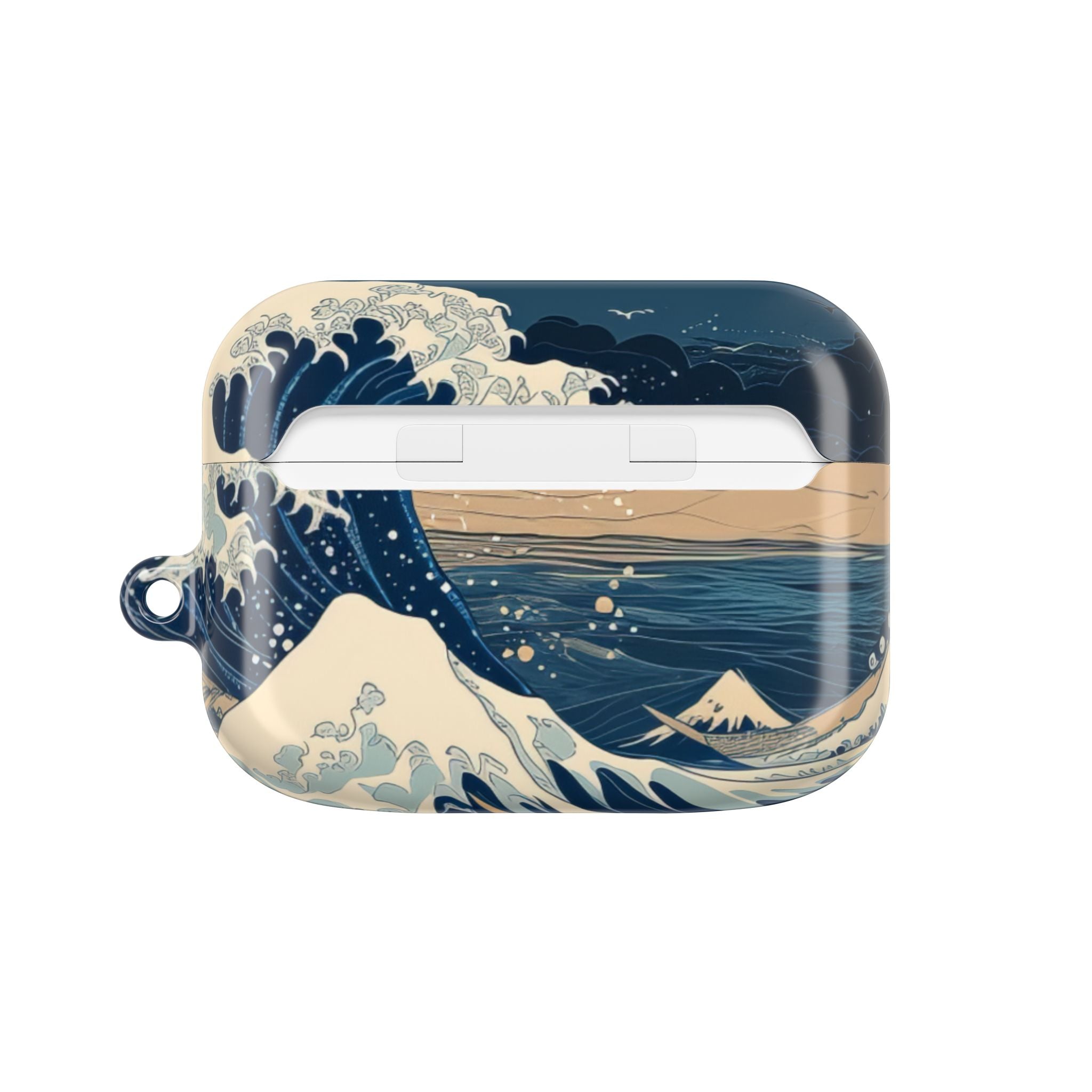 Cresting Navy Wave - AirPods Case