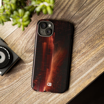 Luminous Monolith · Tough Phone Case for iPhone · Black