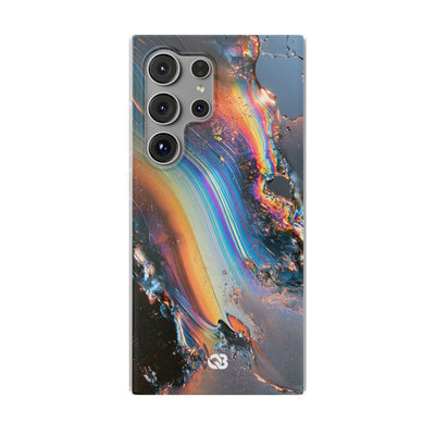 Prismatic Aura Flow · Lite Phone Case for Samsung · Blue