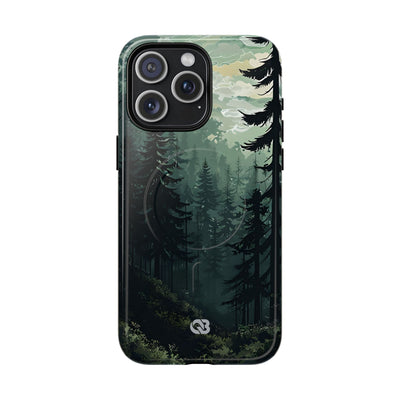 Misty Pine Shadow · Tough+ Phone Case for iPhone · Magsafe