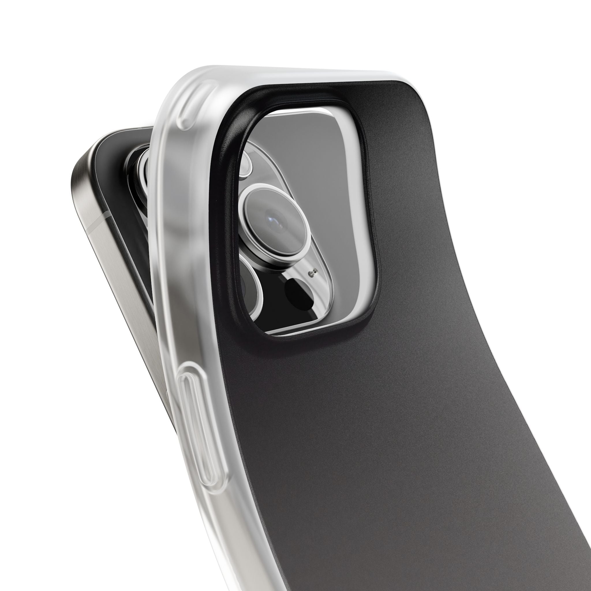 Grey Lite Phone Case for iPhone - Obsidian Ash Fade