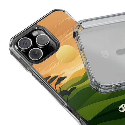 Verdant Horizon Sun · Impact Phone Case for iPhone · Magsafe