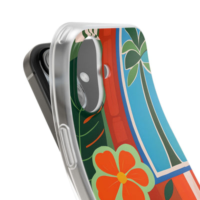 Vivid Jungle Collage · Soft Case dla iPhone