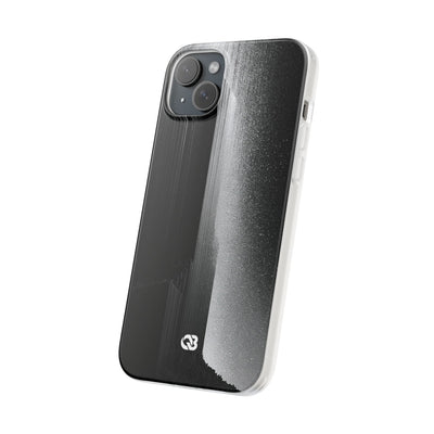 Black Lite Phone Case for iPhone - Brutalist Pixel Monolith