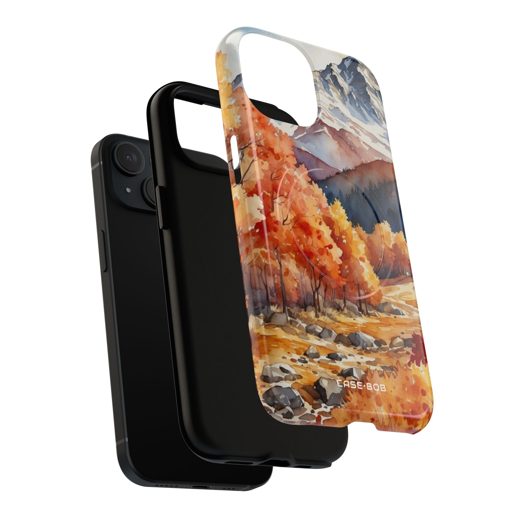 Snowcapped Radiance iPhone 15 Case - Tough+
