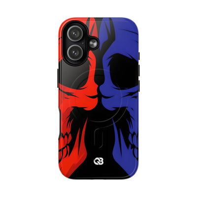 Crimson Cobalt Skulls · Tough+ Phone Case for iPhone · Magsafe