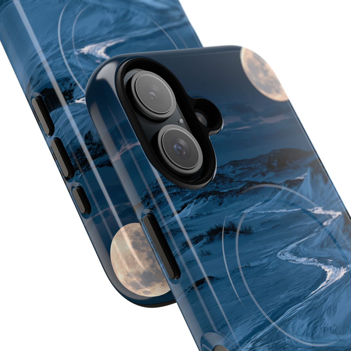 Arctic Moon Drift · Tough 2.0 Magnetic Phone Case for iPhone · Blue