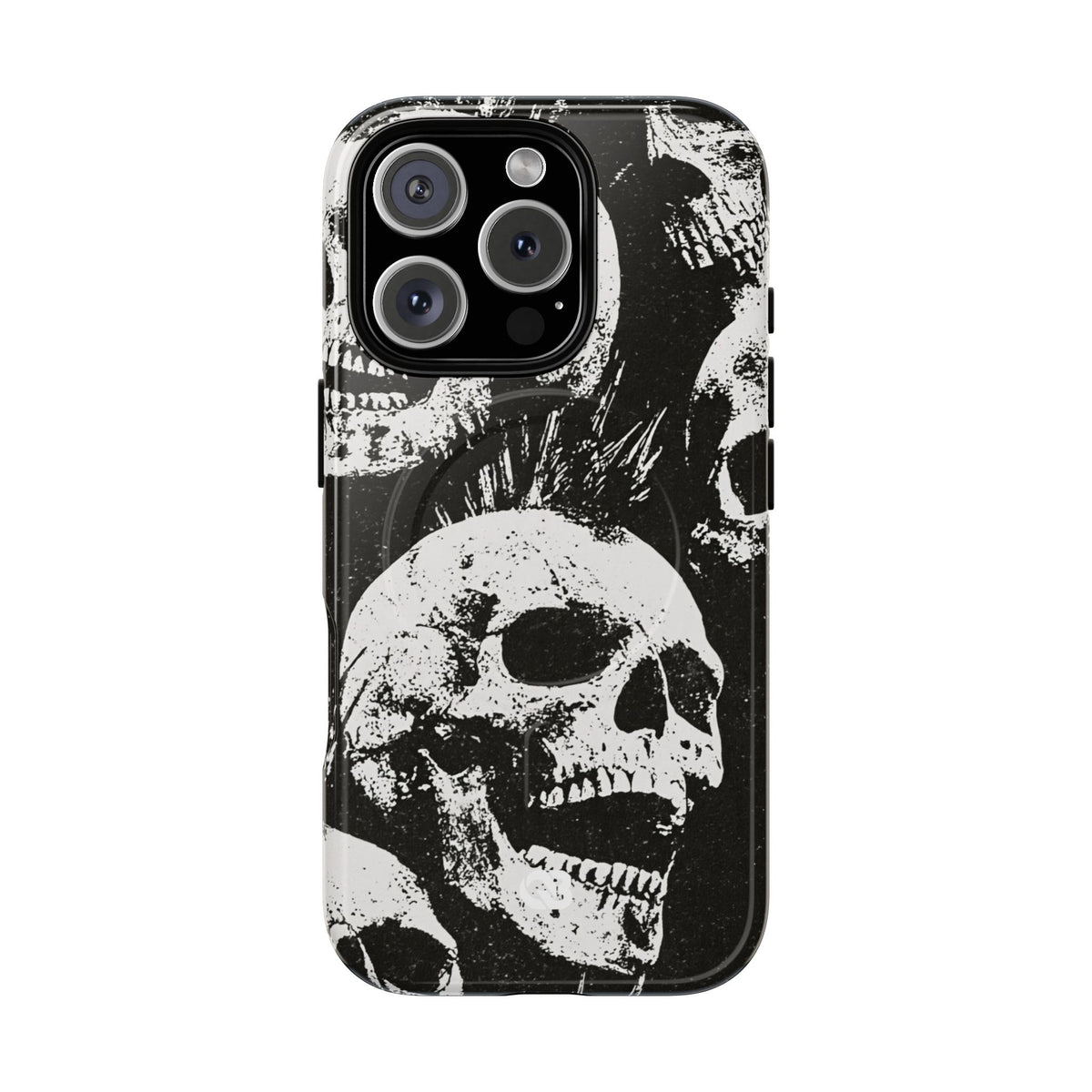 Punk Skull Riot · Tough 2.0 Magnetic Phone Case for iPhone · Black