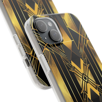 Golden Diamond Radiance iPhone 15 Plus Case - Soft