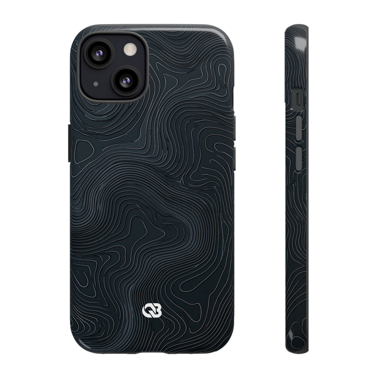 Obsidian Elevation · Tough Phone Case for iPhone · Black