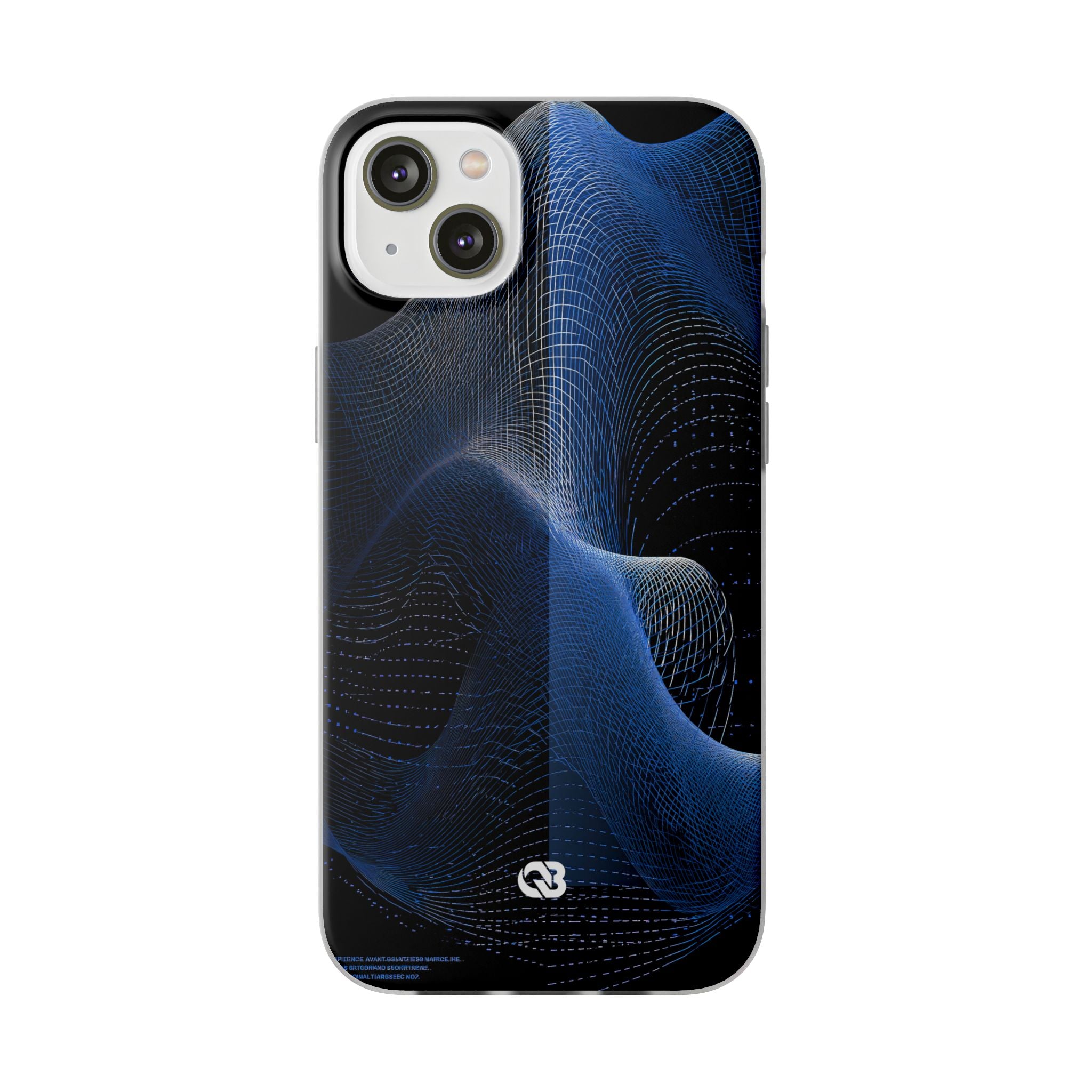 Blue Lite Phone Case for iPhone - Electric Blue Flux
