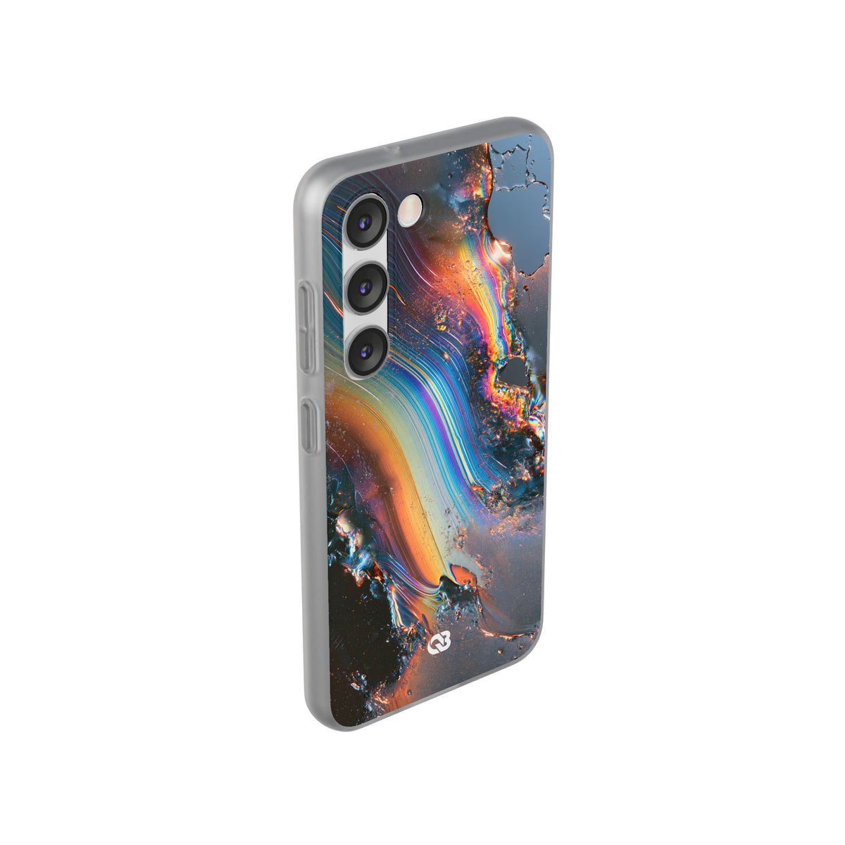 Prismatic Aura Flow · Lite Phone Case for Samsung · Blue