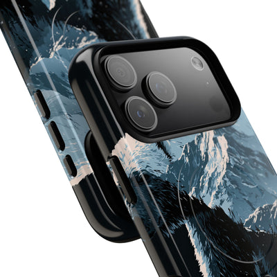 Nordic Arctic Bear · Tough 2.0 Magnetic Phone Case for iPhone · Black