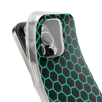 Neon Hex Spectrum · Lite Phone Case for iPhone ·  Teal