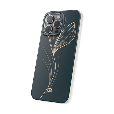 Teal Lite Phone Case for iPhone - Sandstone Silk Flora