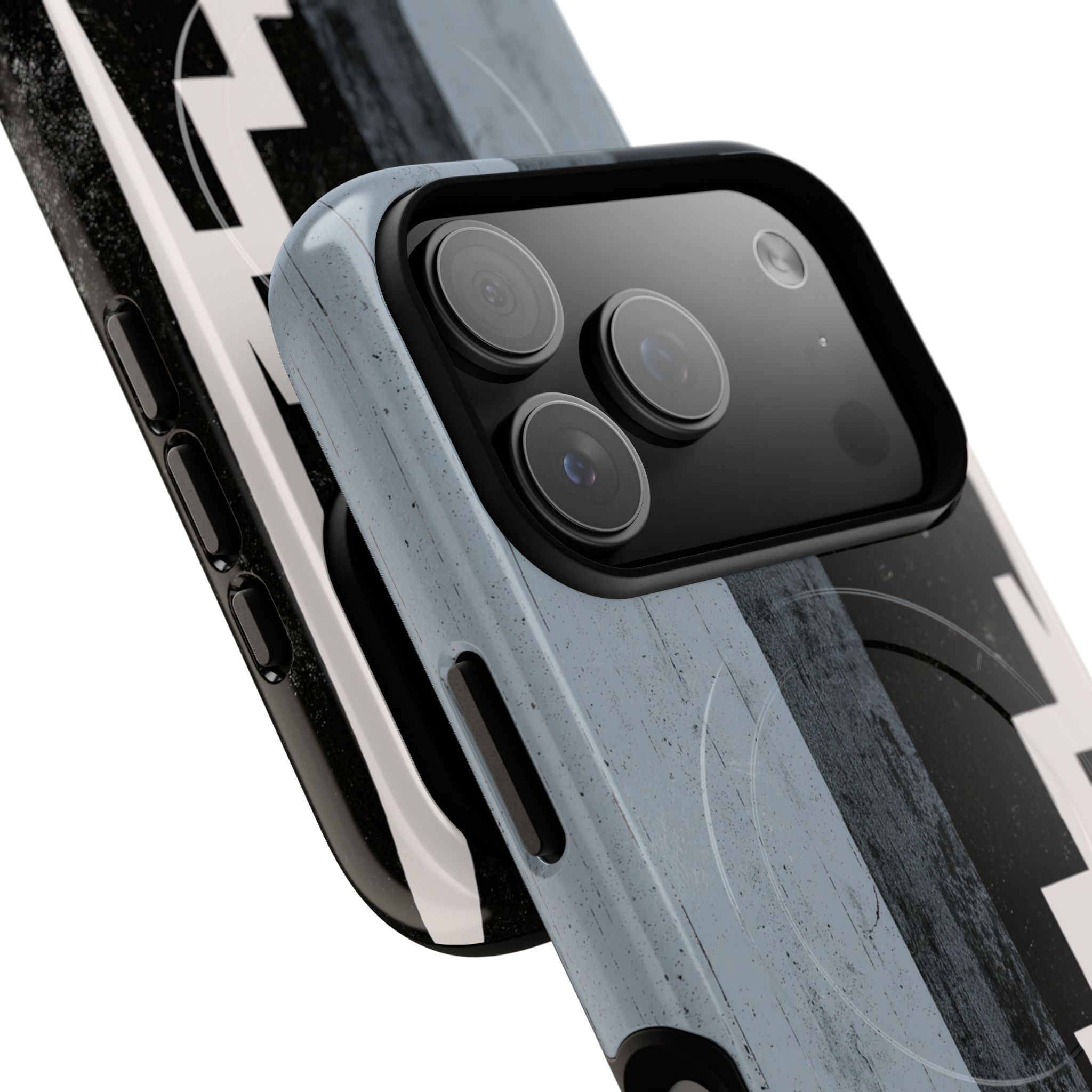 Grey Tough 2.0 Magsafe Phone Case for iPhone - Industrial Concrete Void