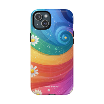 Vortex Bloom iPhone 15 Plus Skal - Tough+