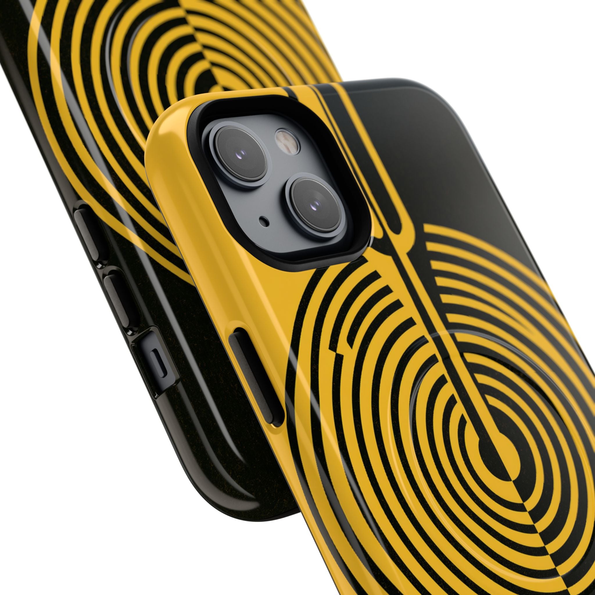 Yellow Tough 2.0 Magsafe Phone Case for iPhone - Voltage Sector Pulse