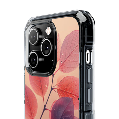 Dewy Magenta Foliage · Impact Custodia per iPhone · Magsafe