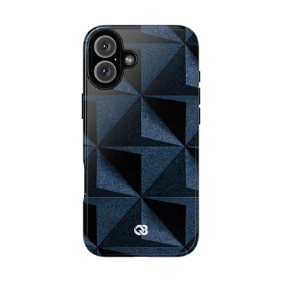 Faceted Slate · Tough Phone Case for iPhone · Blue