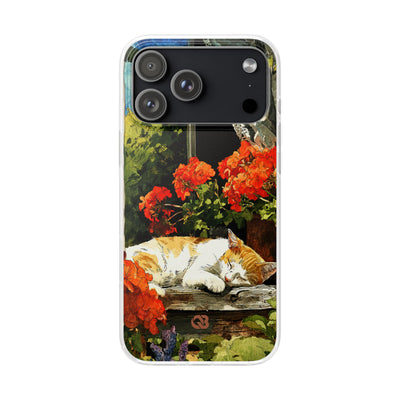 Sleeping Ginger Bloom · Soft Hoesje voor iPhone