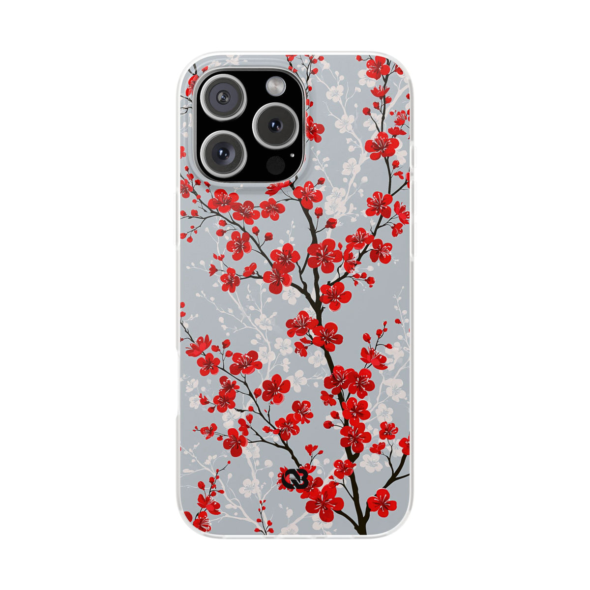 Scarlet Plum Blossom · Lite Phone Case for iPhone ·  Red