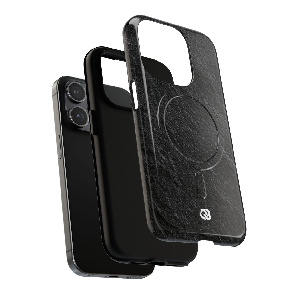 Obsidian Slate · Tough 2.0 Magnetic Phone Case for iPhone · Black