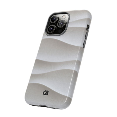 Sculpted Dune Relief · Tough Phone Case for iPhone · White