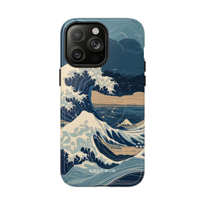 Cresting Blue Wave iPhone 14 Pro Max Case - Tough+