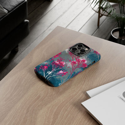 Cyber Blossom · Tough Phone Case for iPhone · Teal