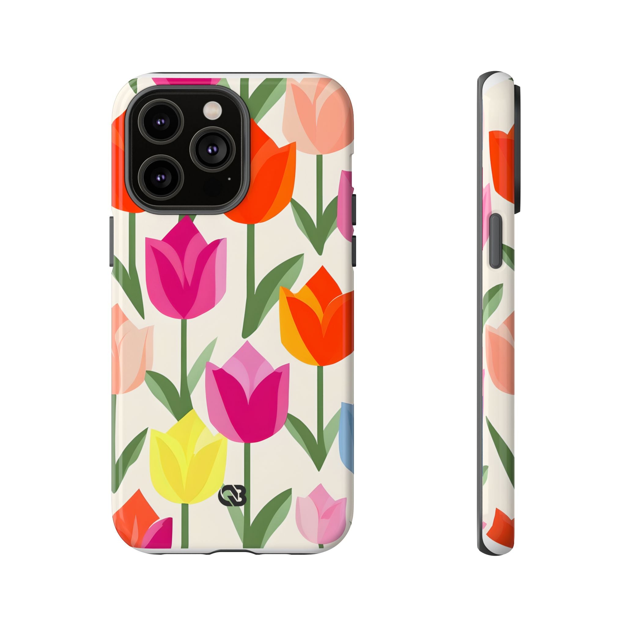 Vibrant Petal Grid · Tough Fundas para teléfono para iPhone