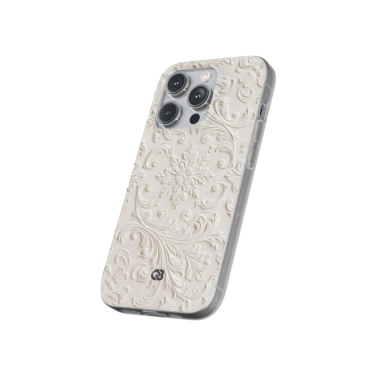 Sculpted Acanthus Relief · Lite Phone Case for iPhone ·  White
