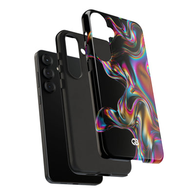 Purple Tough Phone Case for Samsung - Liquid Neon Chrome